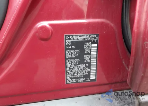 2016 Nissan Rogue Sv из США, поврежденный, VIN KNMAT2MT7GP617442